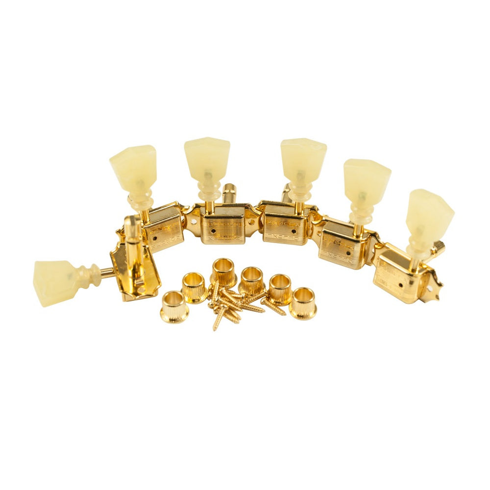 3+3 Double Ring Button - Locking Tuner- Double Line