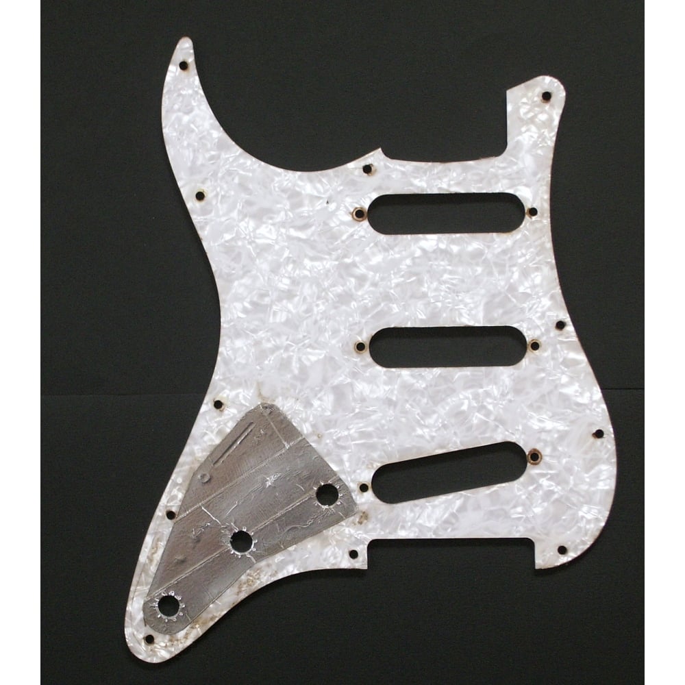 RetroVibe Collection Strat Pickguard With Artificial Relic, Modelled On A 1969 Strat Pickguard