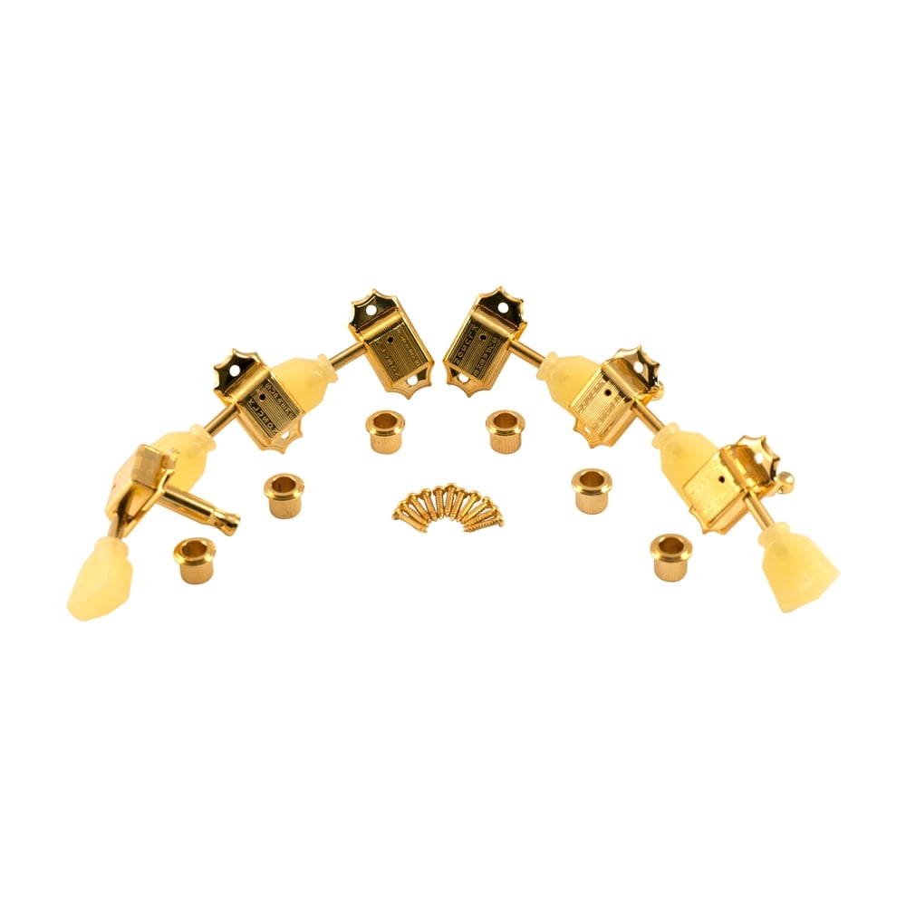 Supreme 3 + 3 Pearl Single Ring Buttons - 18:1 Gear Ratio Tuning Machines