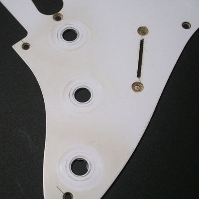 Strat Pickguard with artificial relic, modelled on a 1954 Strat pickguard