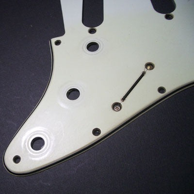 Strat Pickguard With Artificial Relic, Modelled On A 1964 Strat Pickguard