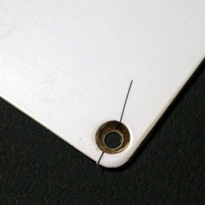 Strat Backplate With Artificial Relic, Modelled On A 1954 Strat Tremolo Cover
