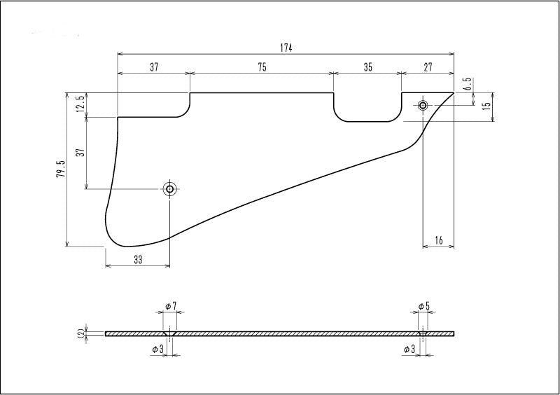 56 Les Paul Pickguard Relic
