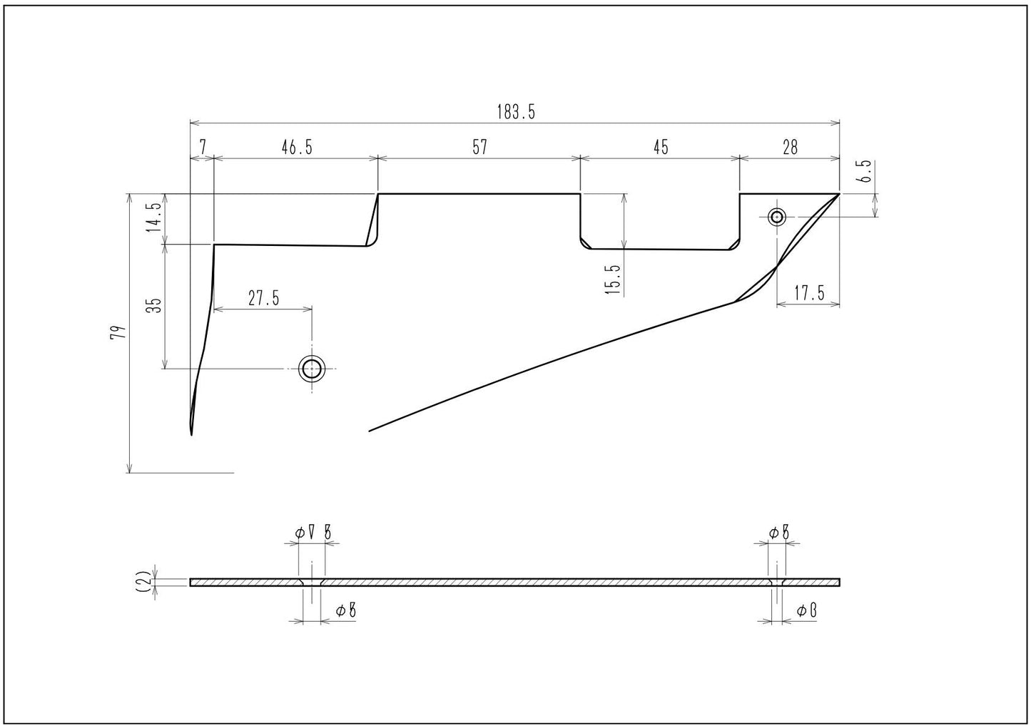 59 Les Paul Pickguard Plain