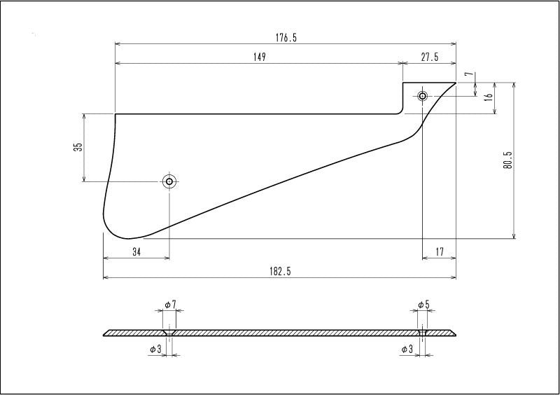Historic Les Paul Custom 3 Pickup Plain