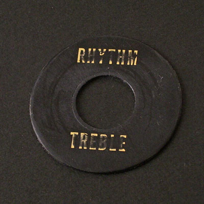 56 Les Paul Custom Rhythm/Treble Ring Poker Chip Black Relic