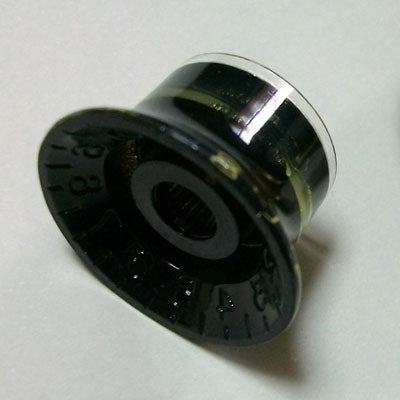 Montreux Vintage Tint Reflector Knob Set Black (1x Volume 1 x Tone)