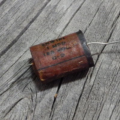 "F54" 1954 - 1958 Wax Film Capacitor - 0.1 µF