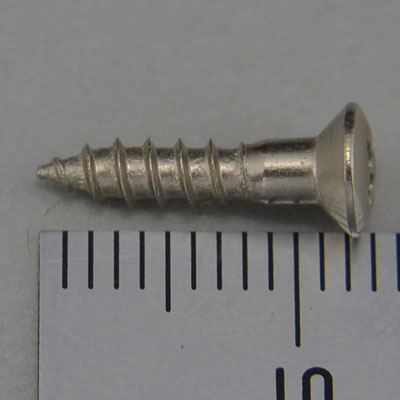 Pickguard screws for Fender Japan metric Nickel Vintage style (12)