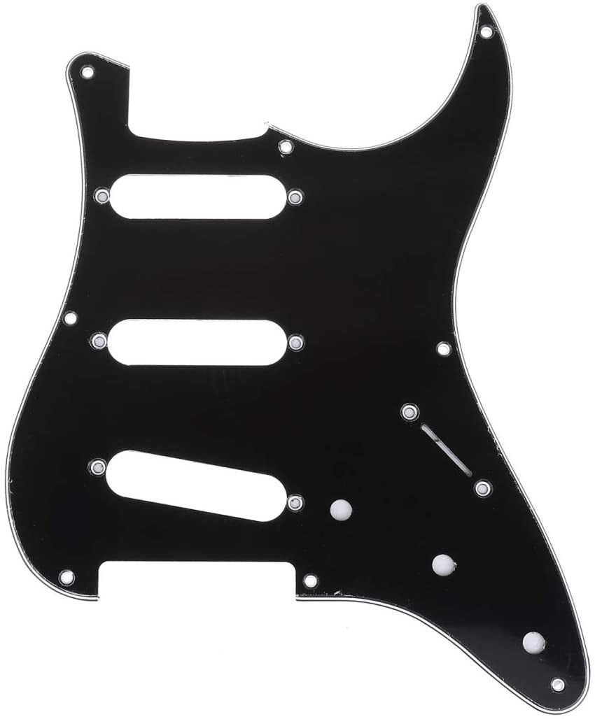 Strat - Black/White/Black 3 Ply (Pre-Made)