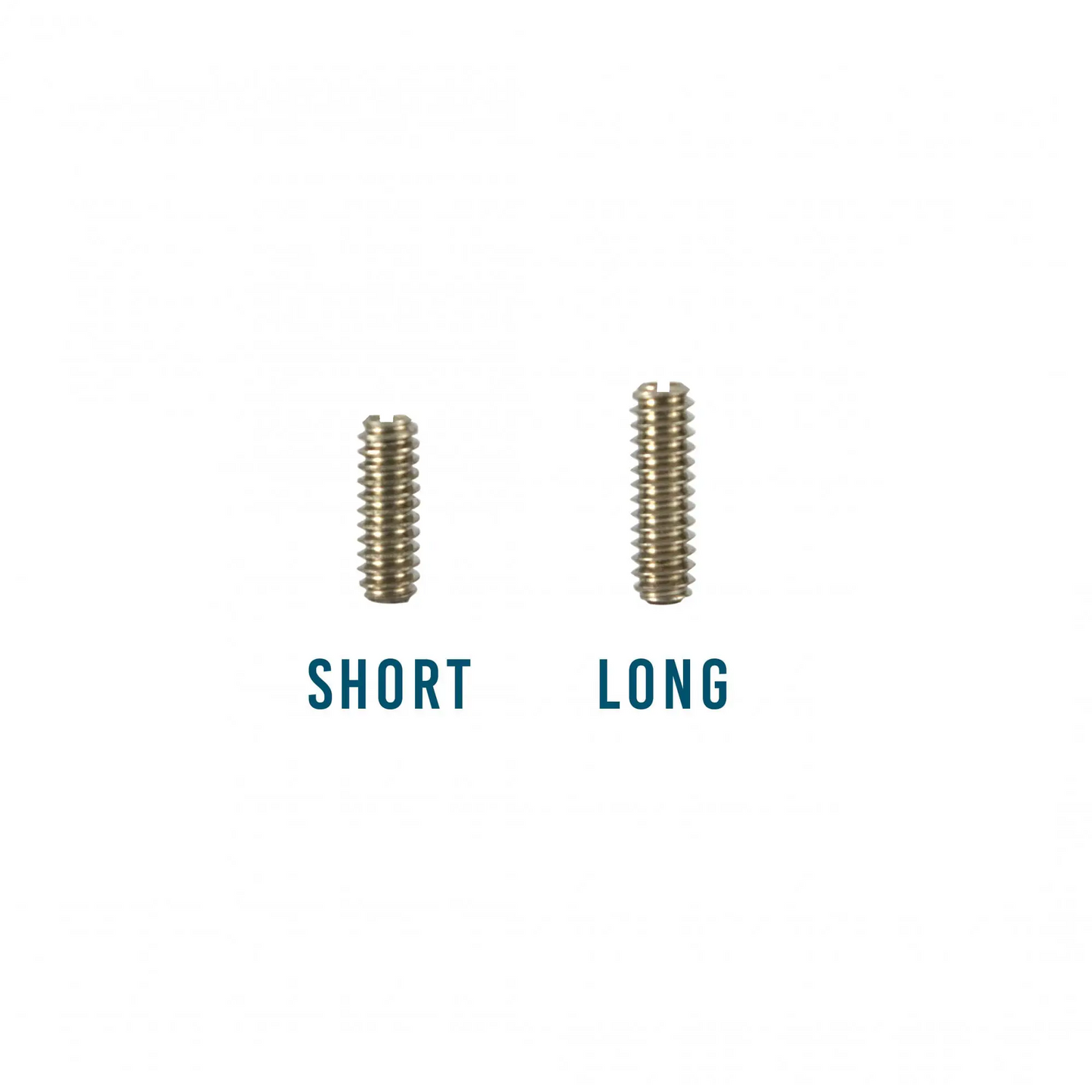 Strat Saddle Height Screw, Imperial Thread, Slot Head