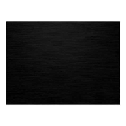 Black Anodised (Simulated) Blank Sheet 9" X 15 1/2