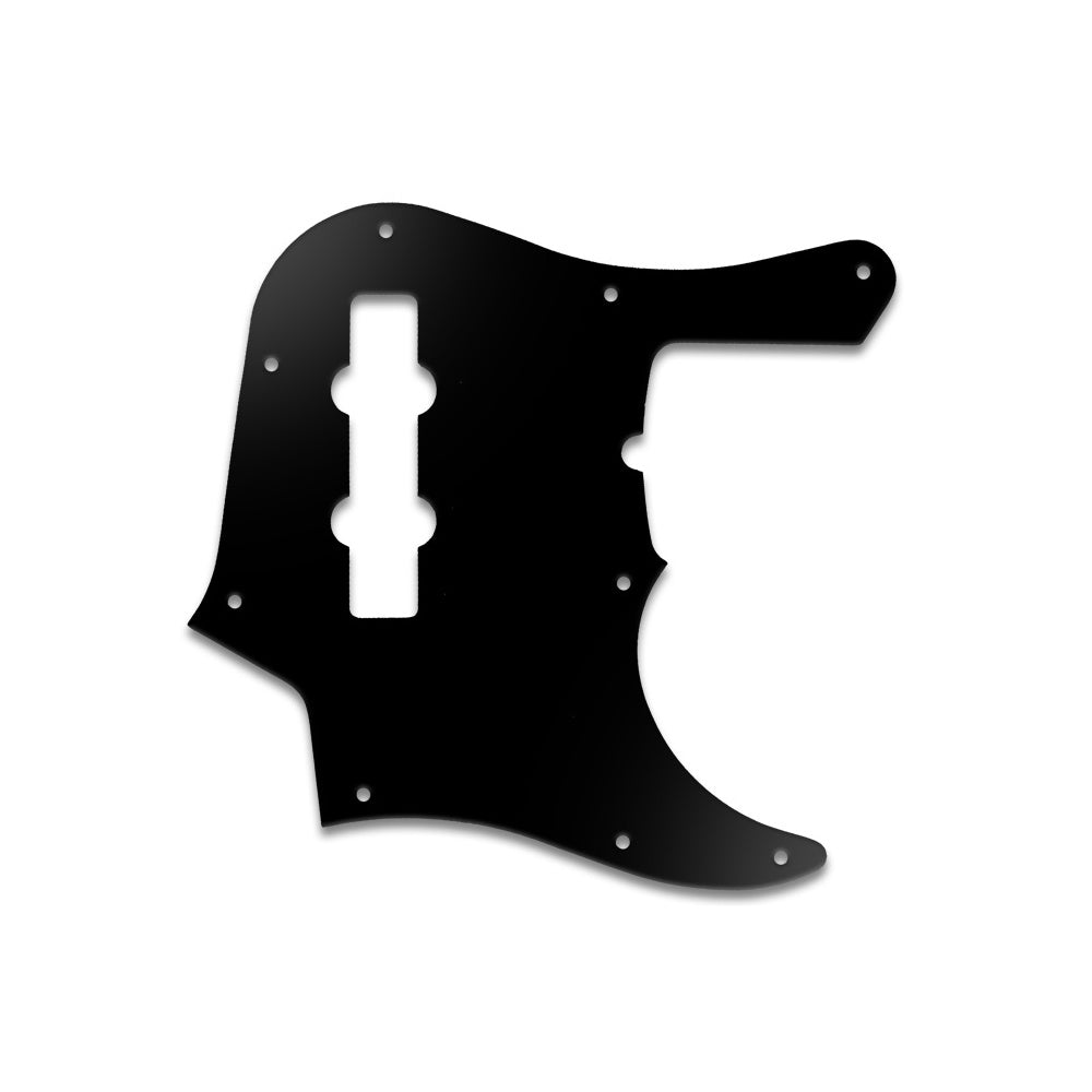 Jazz Bass American Deluxe 4 String (22 fret) - Matte Black .090" / 2.29mm thick, with bevelled edge.