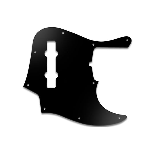 Jazz Bass American Deluxe 5 String (21 fret) - Matte Black .090" / 2.29mm thick, with bevelled edge.