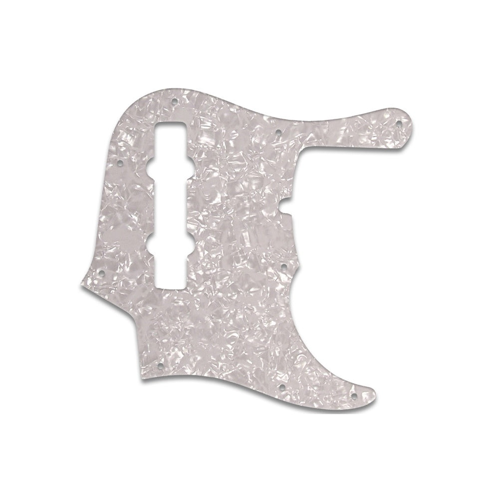 Jazz Bass American Deluxe 5 String - White Pearl White/Black/White 3 ply Lamination