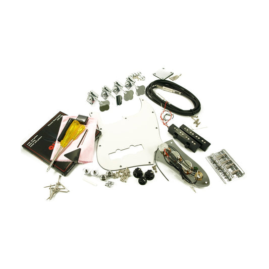 Replacement Jazz Bass Parts Kit Chrome
