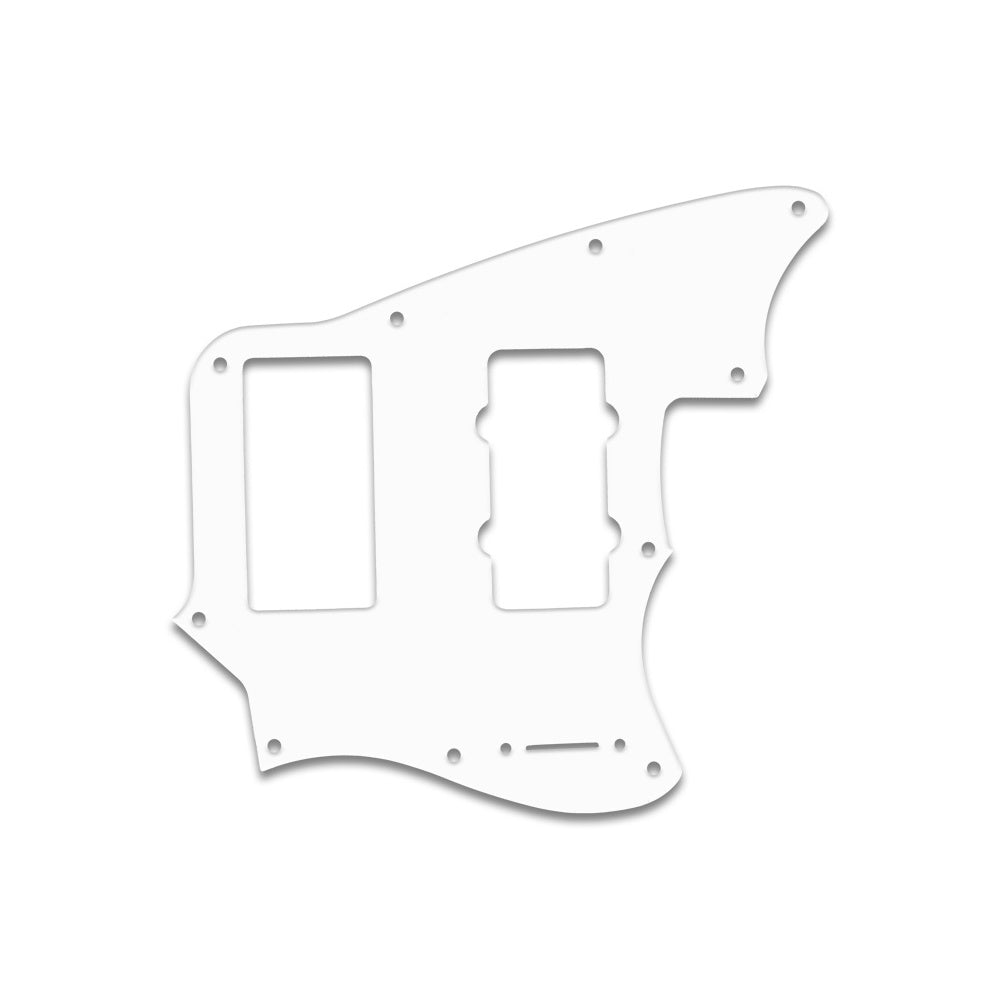 Modern Player Marauder - Thin Shiny White .060" / 1.52mm Thickness, No Bevelled Edge