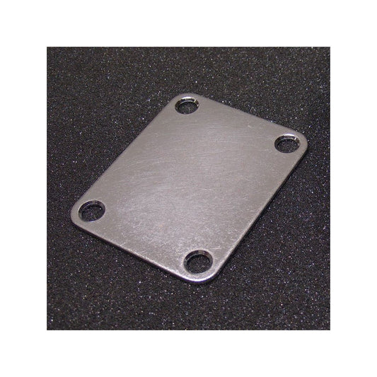 Replacement Chrome Stratocaster/Telecaster/Fender Bass Neckplate with Screws Aged Finish