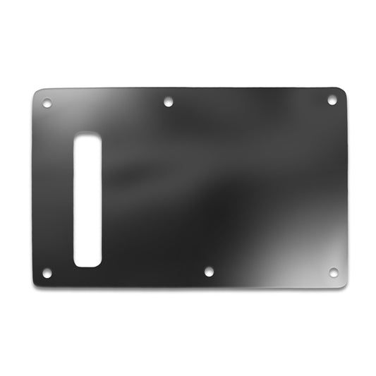 Strat Backplate - Black Acrylic