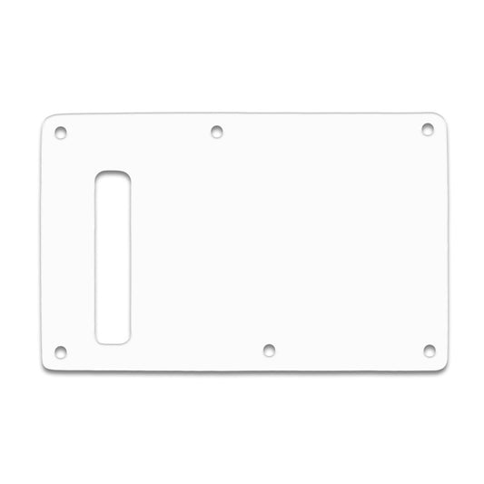 Strat Backplate - White .090