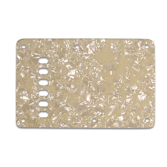 Strat Backplate Vintage - Cream Pearl C/B/C Lamination