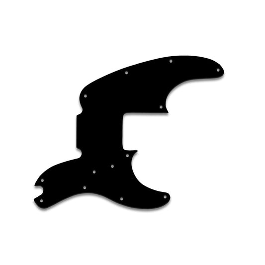 Tele Bass - Solid Shiny Black .090" / 2.29mm thick, with bevelled edge