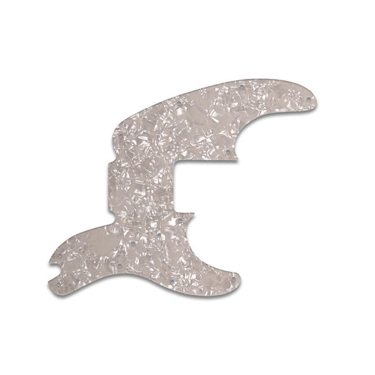 Tele Bass - Aged Pearl White/Black/White 3 ply Lamination