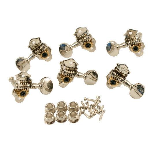 Sta-Tite Tuners 3 Per Side Vertical Nickel Tuning Machines
