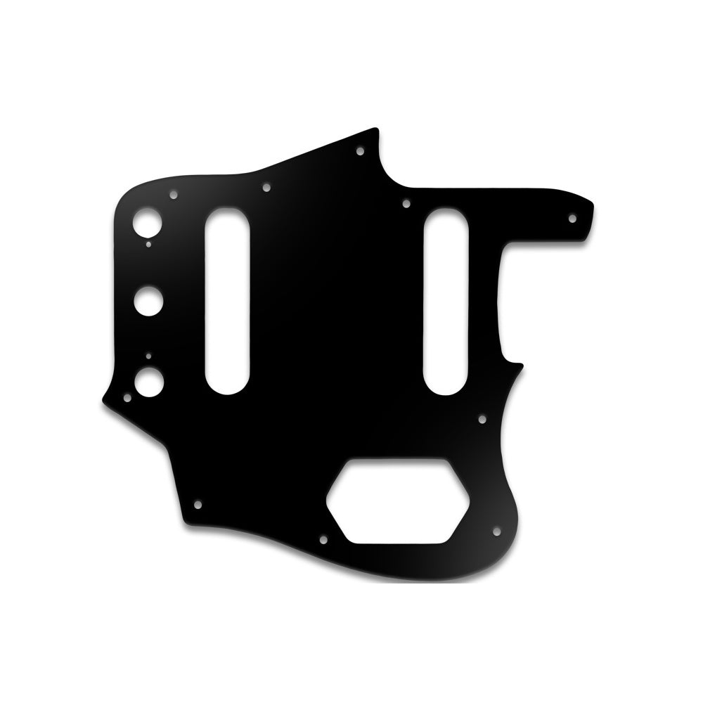 Jaguar USA 1962-1975 - Matte Black .090" / 2.29mm thick, with bevelled edge.