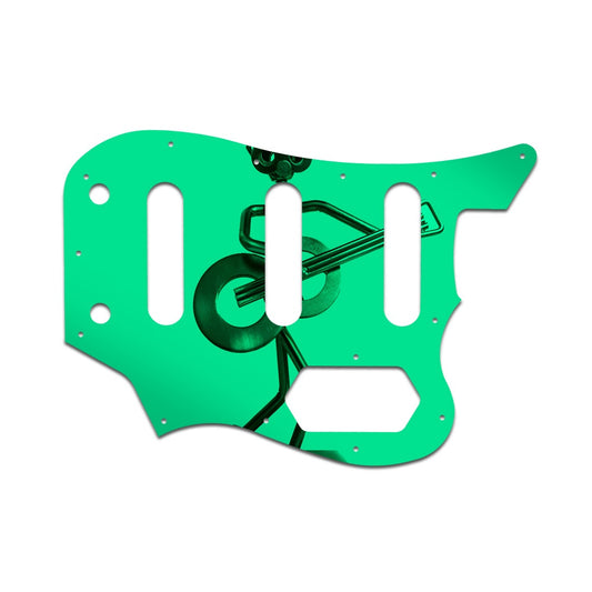Squier By Fender Vintage Modified Bass Vi - Green Mirror