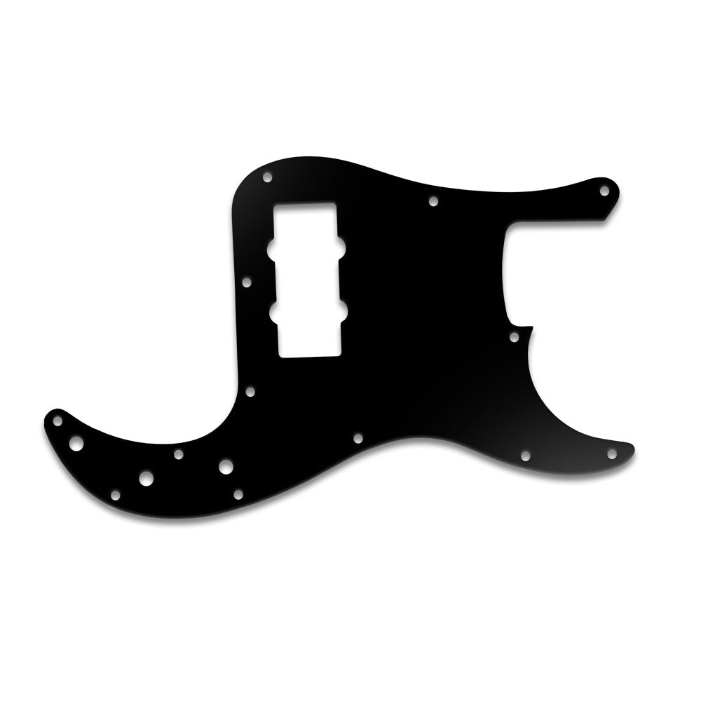 Fender Blacktop Precision Bass - Matte Black .090" / 2.29mm thick, with bevelled edge.