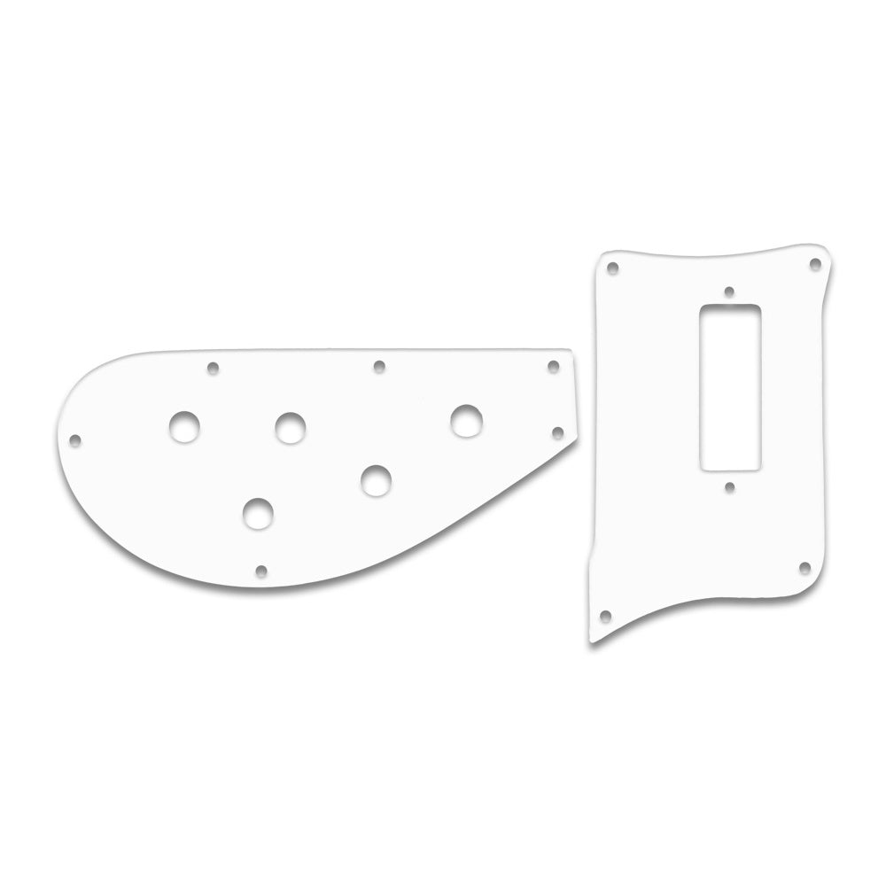 Rick 4003 - Solid Shiny White .090" / 2.29mm thick, with bevelled edge