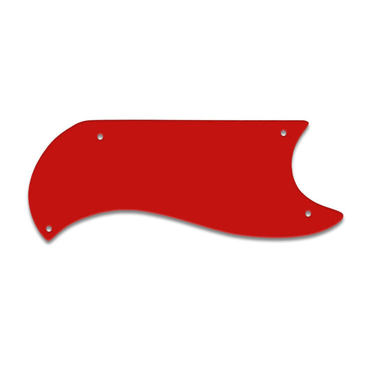 Gibson Sg Custom (Half Face) - Red Black Red