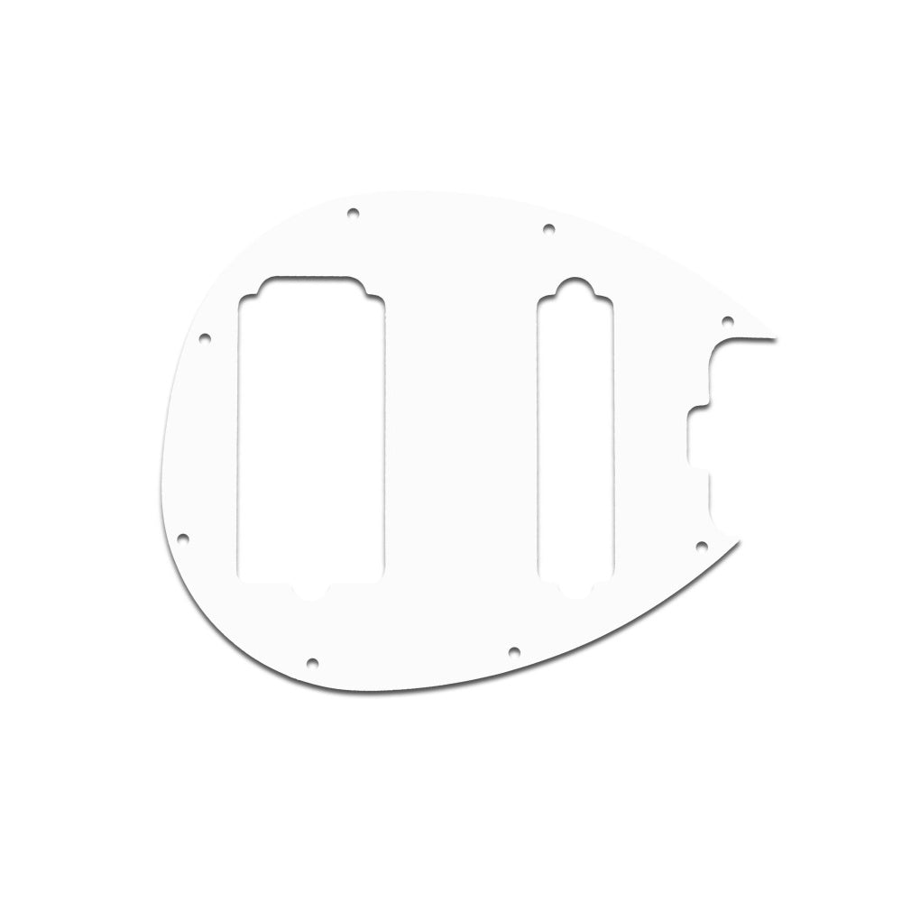 Sterling HS 5 String Bass - Solid Shiny White .090" / 2.29mm thick, with bevelled edge