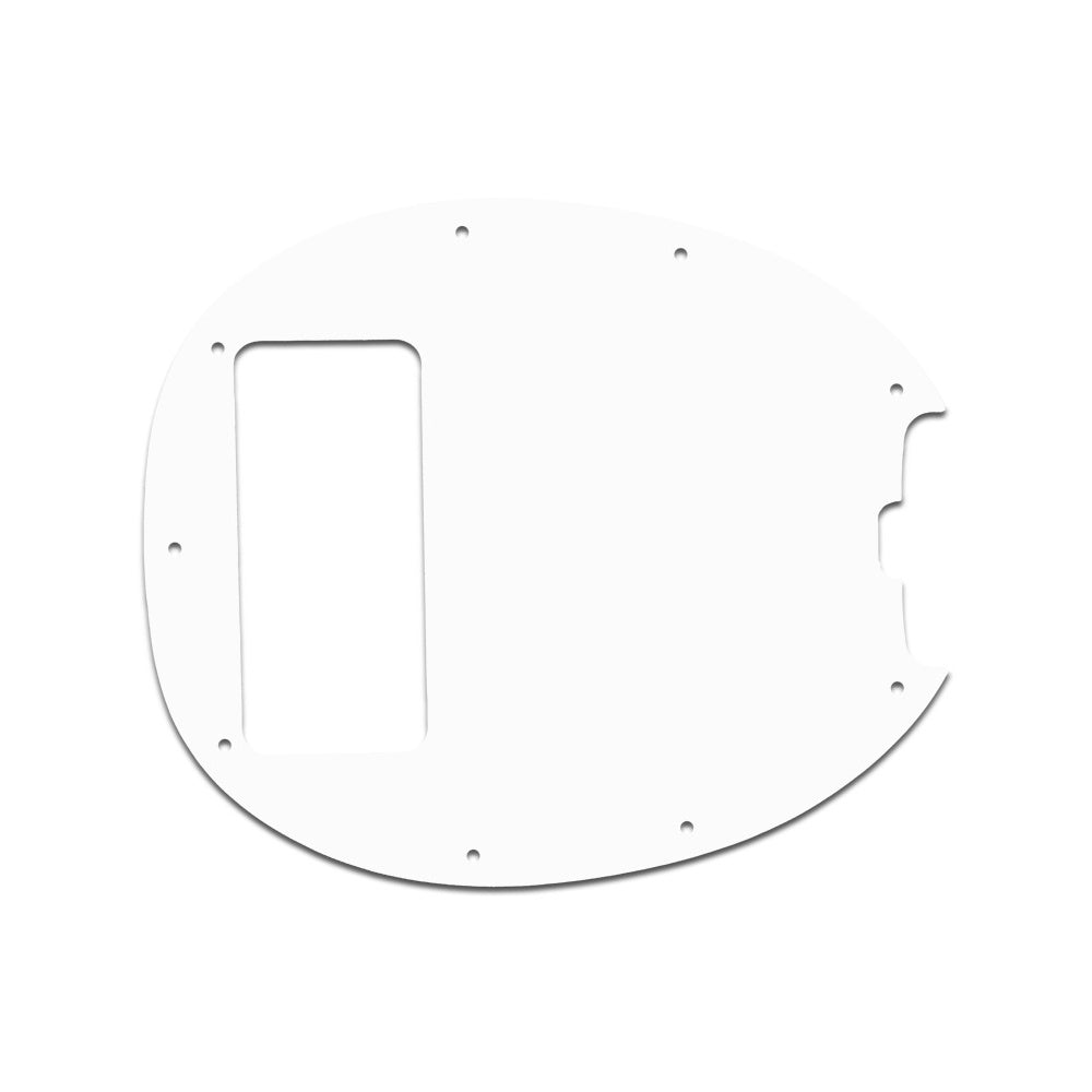 Classic Stingray 5 String Bass - Solid Shiny White .090" / 2.29mm thick, with bevelled edge