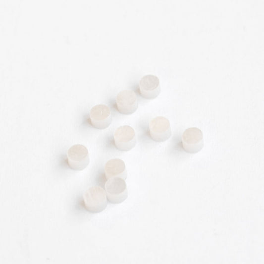 White Pearloid Fretboard Inlays 3mm (Bag of 10)