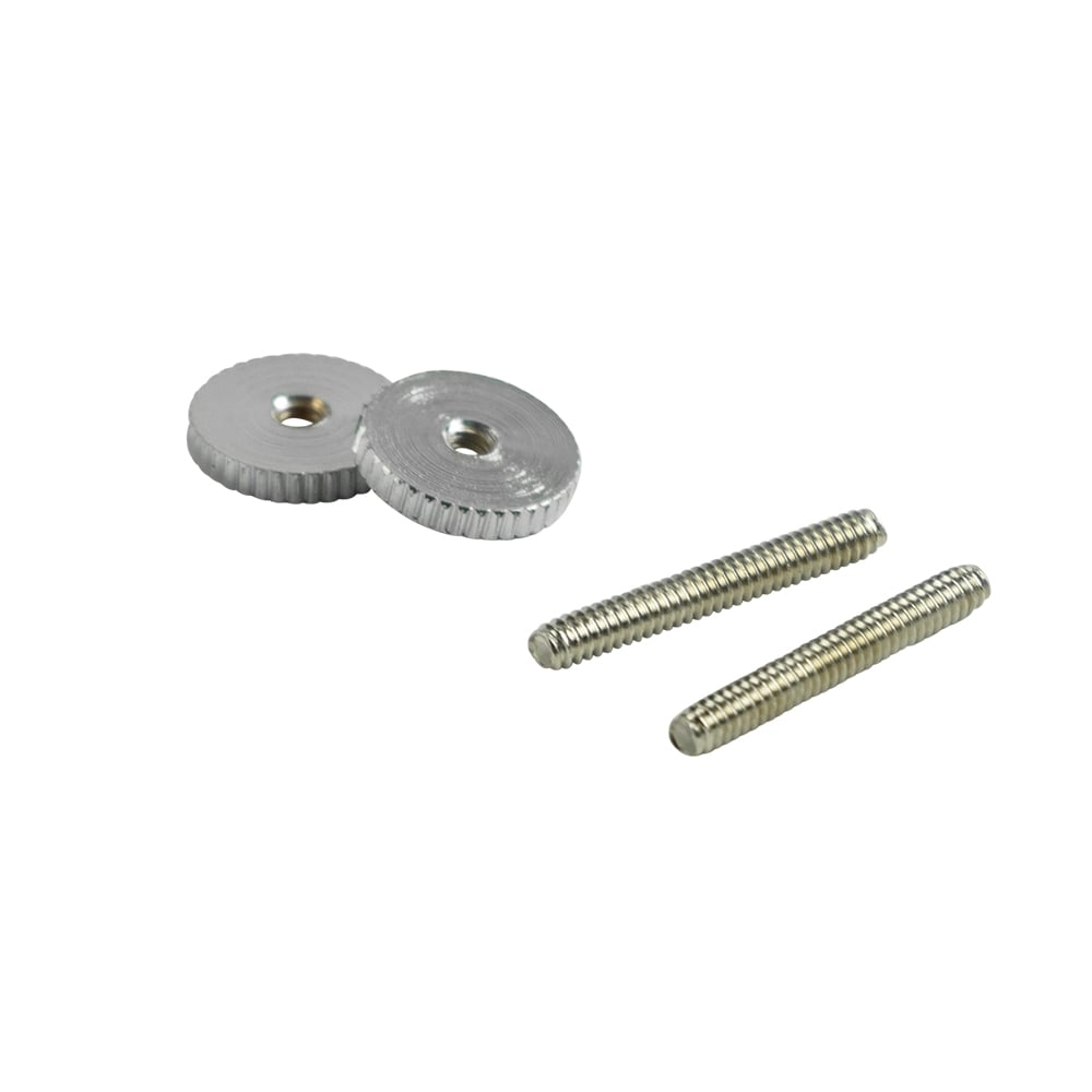 ABR-1 Post and Thumbwheel Set Vintage Steel Heavy Knurl (US Made)