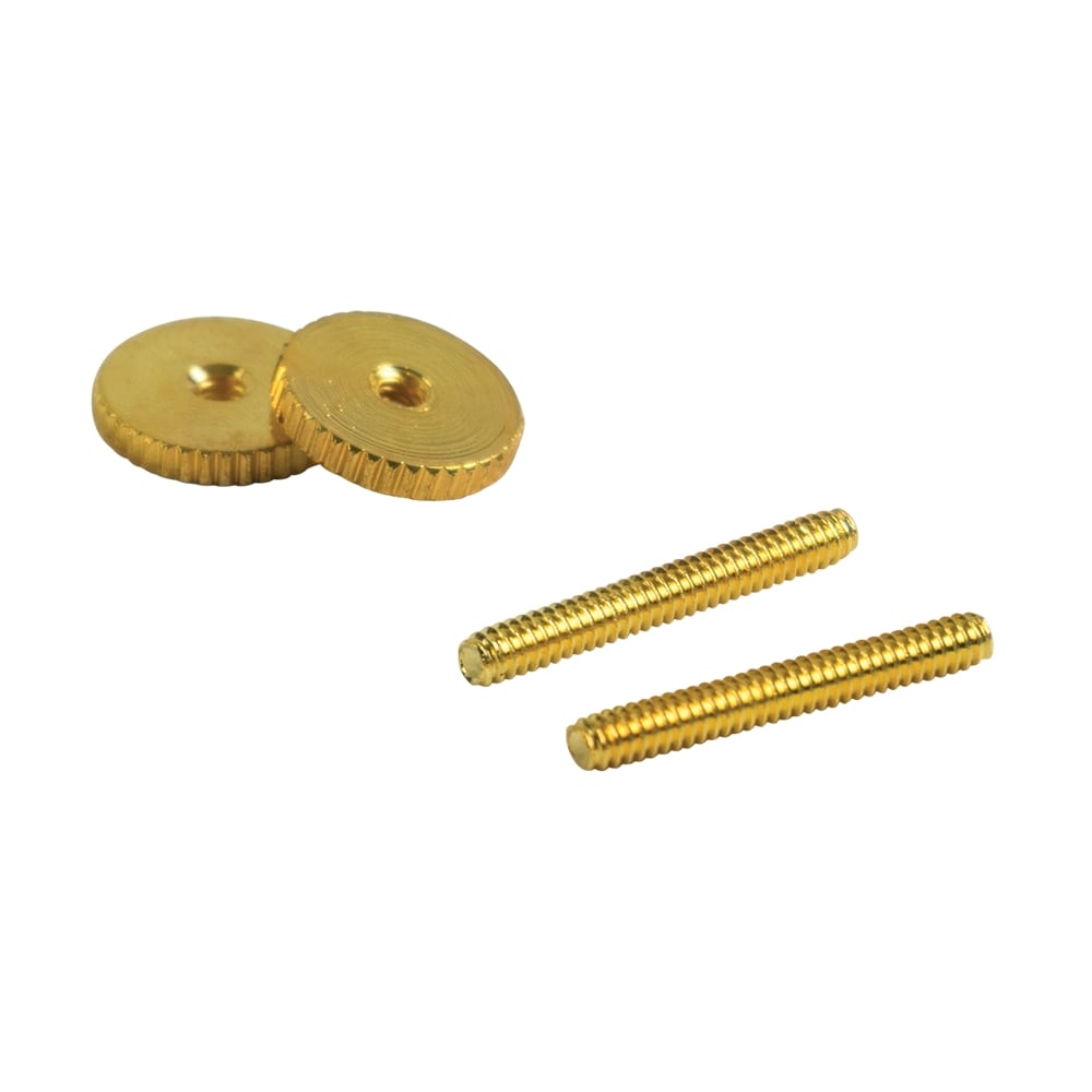 ABR-1 Post and Thumbwheel Set Vintage Steel Heavy Knurl (US Made)