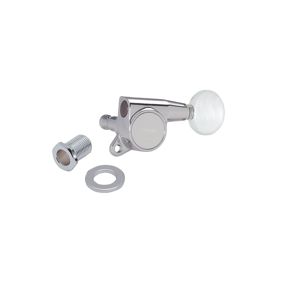 SG381 Series 6 In Line with Plastic Pearloid Button Tuning Machiness 16:1 Gear Ratio