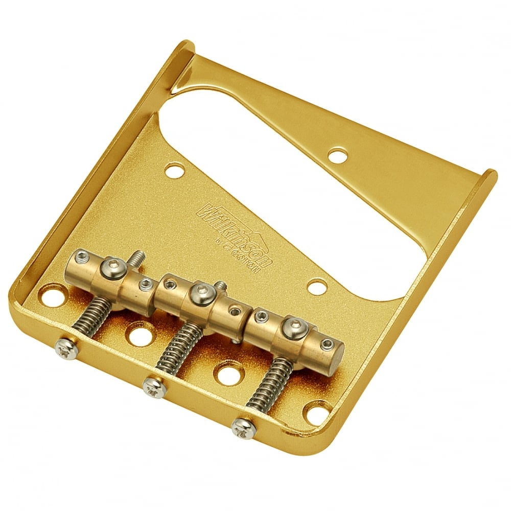 Vintage Adjustable 3 Saddle Tele Bridge