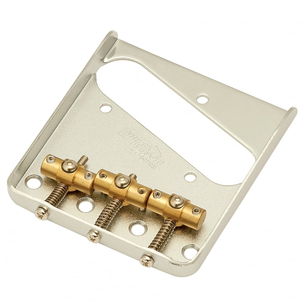 Vintage Adjustable 3 Saddle Tele Bridge