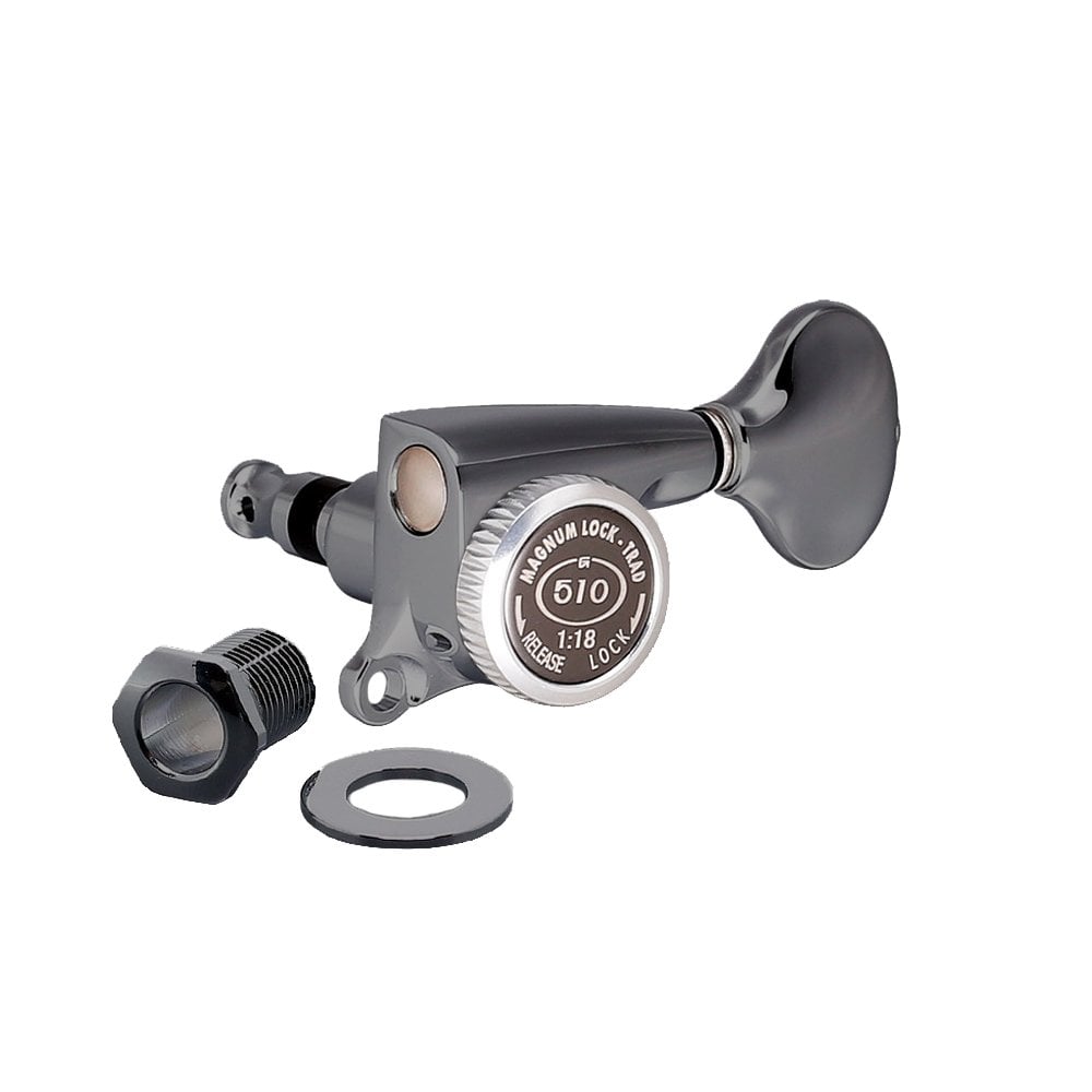 SGS510Z Magnum Lock 6 in Line Traditional Locking Tuning Machines 18:1 Ratio