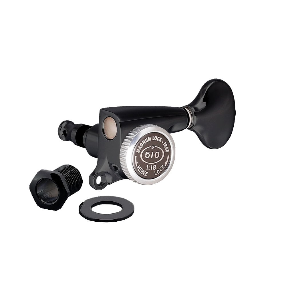 SGS510Z Magnum Lock 6 in Line Traditional Locking Tuning Machines 18:1 Ratio