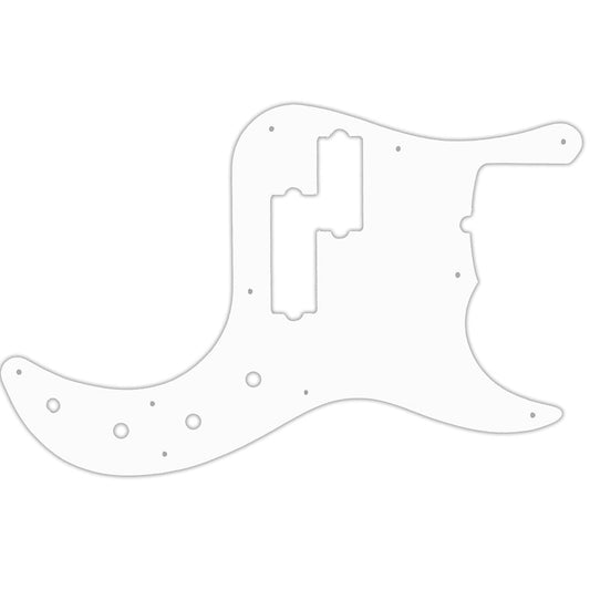 Fender American Deluxe 5 String Precision Bass - Thin Shiny White .060" / 1.52mm Thickness, No Bevelled Edge