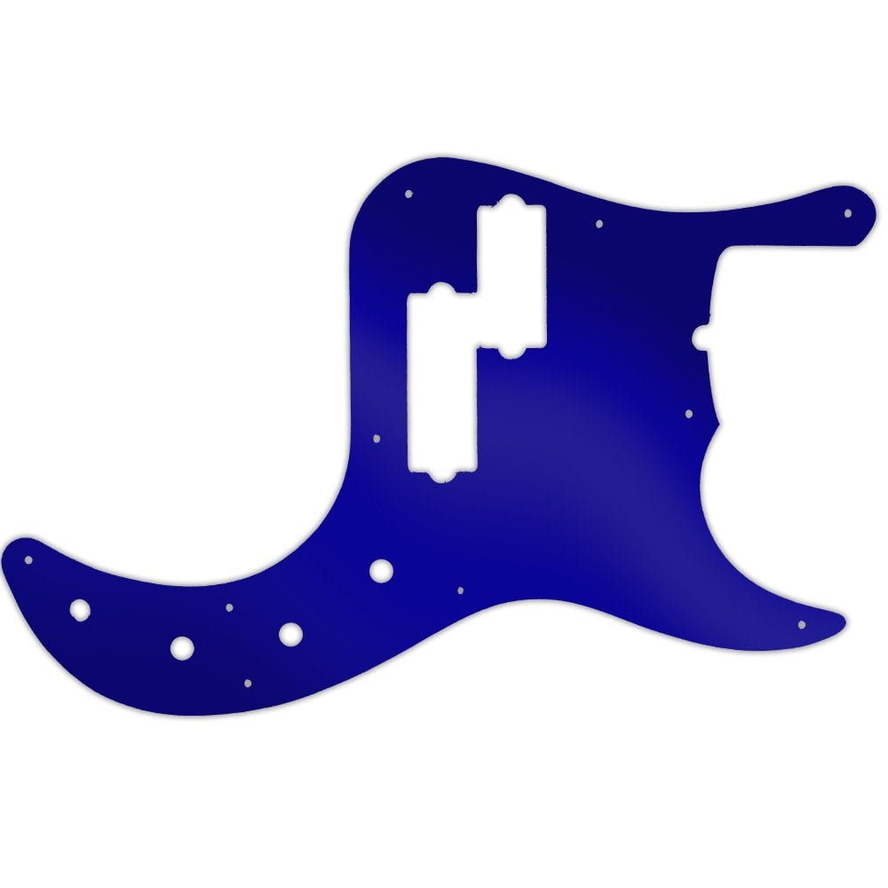 Fender American Deluxe 5 String Precision Bass - Dark Blue Mirror