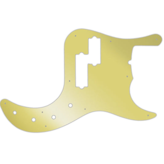 Fender American Deluxe 5 String Precision Bass - Gold Mirror