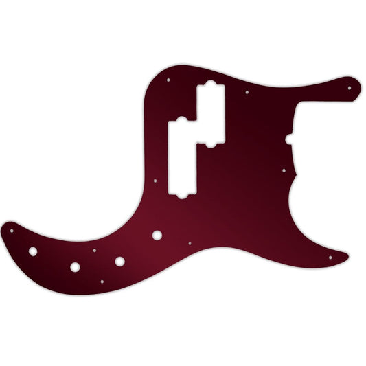 Fender American Deluxe 5 String Precision Bass - Red Mirror