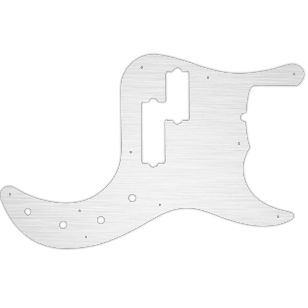 Fender American Deluxe 5 String Precision Bass - Brushed Silver (Simulated)