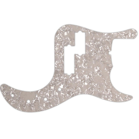 Fender American Deluxe 5 String Precision Bass - Aged Pearl W/B/W Lamination