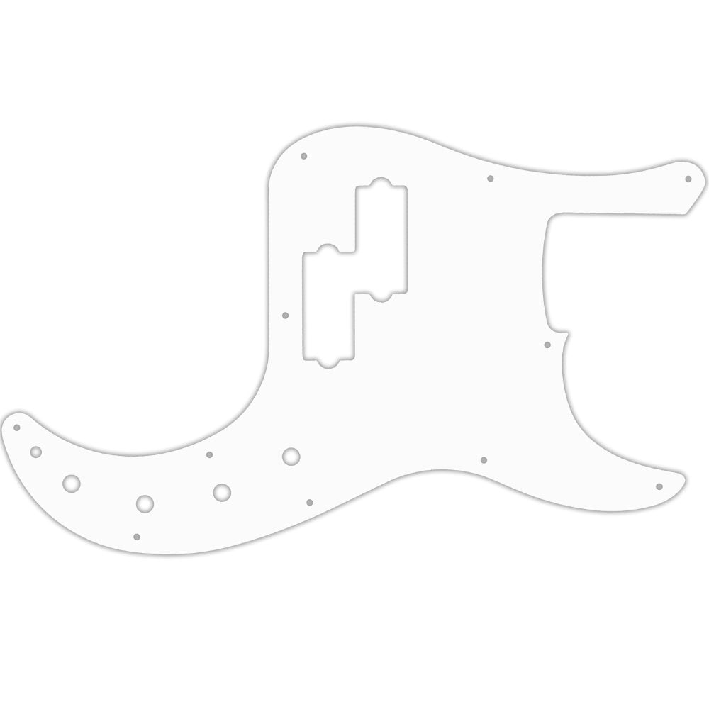 Fender 4 String American Elite 4 String Precison Bass - Thin Shiny White .060" / 1.52mm Thickness, No Bevelled Edge